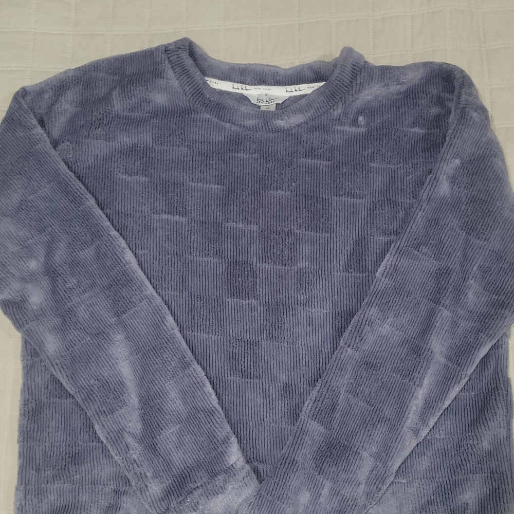 Nicole Miller Women's Blue Pajama Top